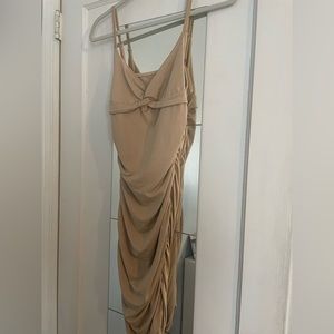 Long nude dress